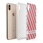 Candy Cane Personalised Apple iPhone Xs Max 3D Tough Case Expanded View