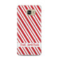 Candy Cane Personalised Samsung Galaxy A5 2016 Case on gold phone
