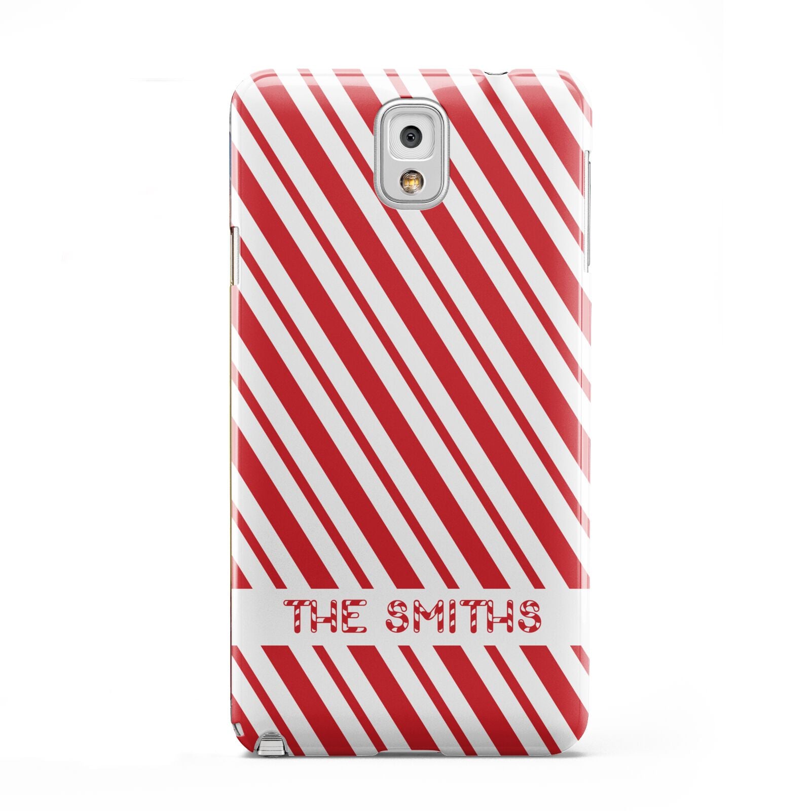 Candy Cane Personalised Samsung Galaxy Note 3 Case