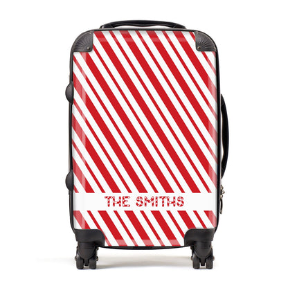 Candy Cane Personalised Suitcase