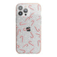 Candy Cane iPhone 13 Pro Max TPU Impact Case with Pink Edges