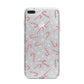 Candy Cane iPhone 7 Plus Bumper Case on Silver iPhone
