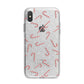 Candy Cane iPhone X Bumper Case on Silver iPhone Alternative Image 1
