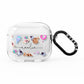 Candyland Galaxy Clear Personalised AirPods Clear Case 3rd Gen