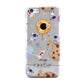 Candyland Galaxy Clear Personalised Apple iPhone 5c Case