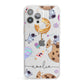 Candyland Galaxy Clear Personalised iPhone 13 Pro Max Clear Bumper Case