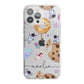 Candyland Galaxy Clear Personalised iPhone 13 Pro Max TPU Impact Case with White Edges