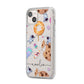 Candyland Galaxy Clear Personalised iPhone 14 Plus Clear Tough Case Starlight Angled Image