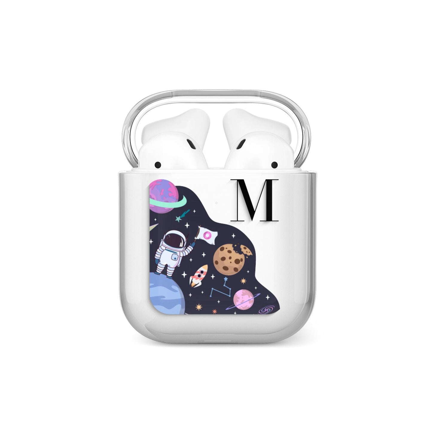Candyland Galaxy Custom Initial AirPods Case