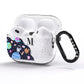 Candyland Galaxy Custom Initial AirPods Pro Glitter Case Side Image