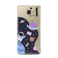 Candyland Galaxy Custom Initial Samsung Galaxy A7 2016 Case on gold phone