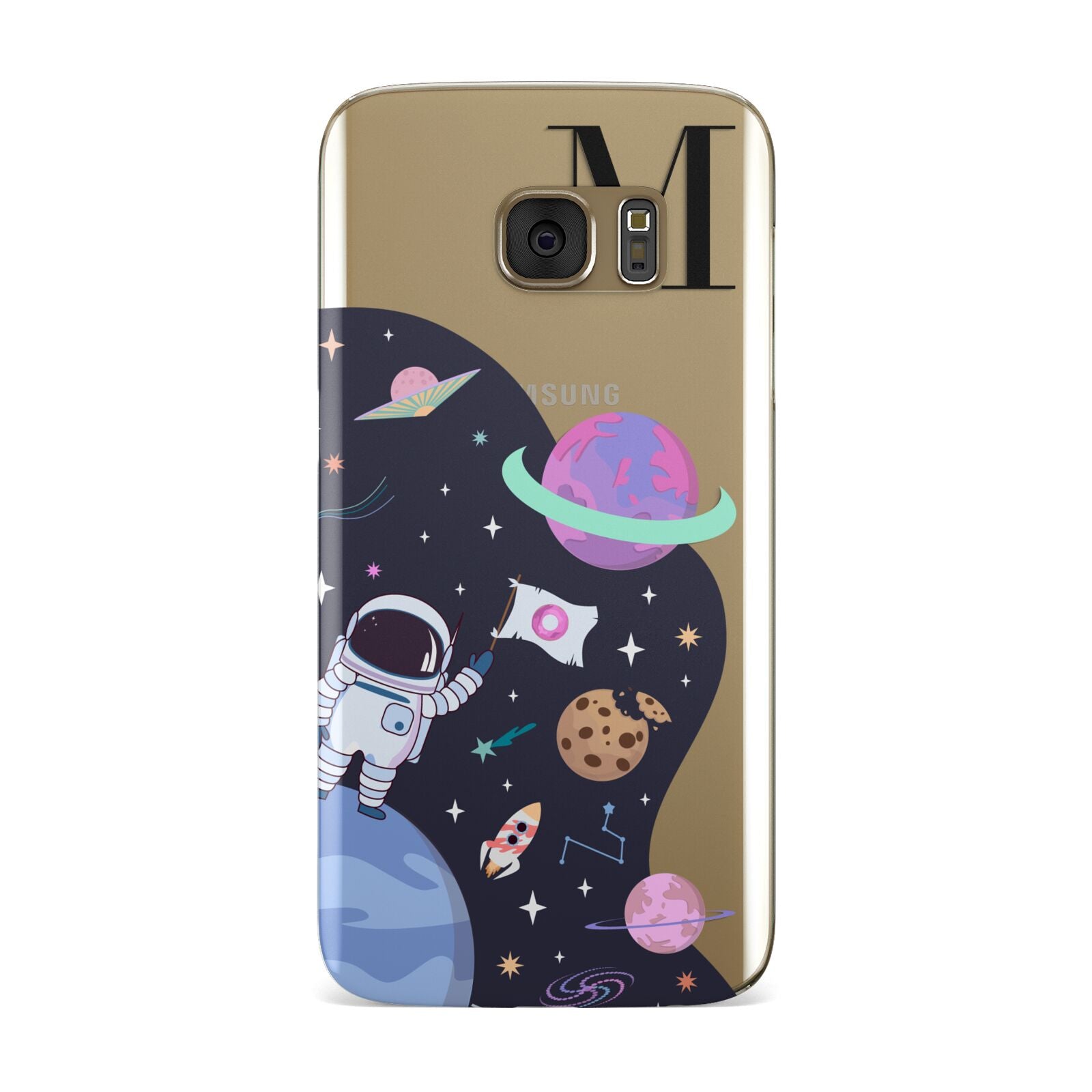 Candyland Galaxy Custom Initial Samsung Galaxy Case