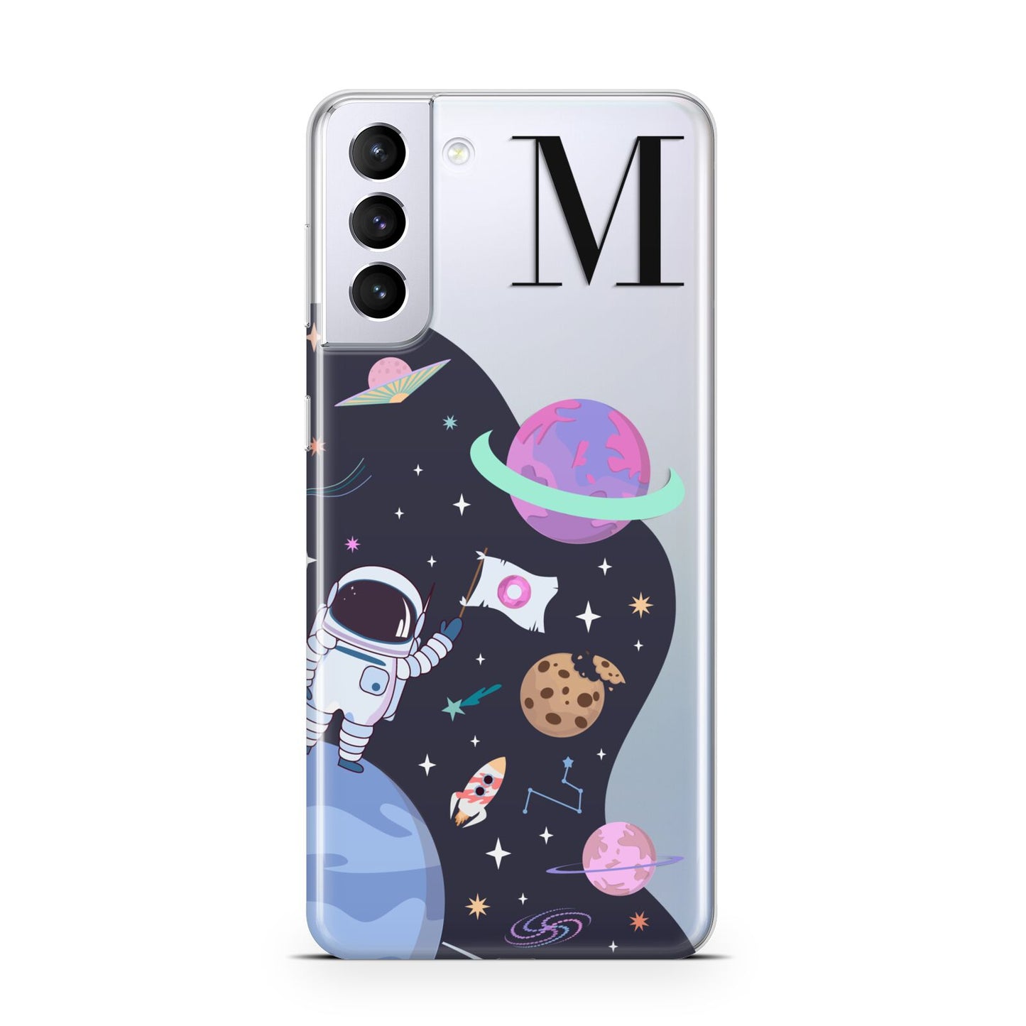 Candyland Galaxy Custom Initial Samsung S21 Plus Phone Case