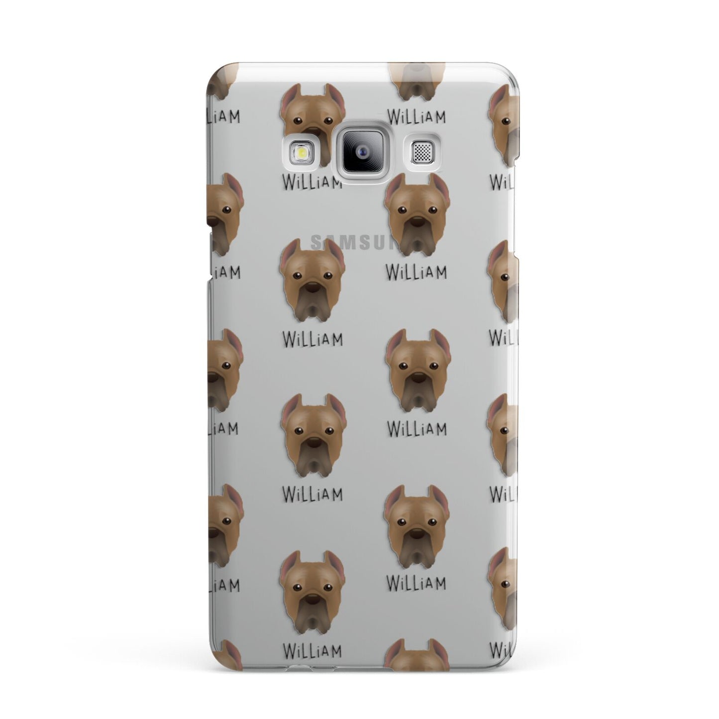Cane Corso Italiano Icon with Name Samsung Galaxy A7 2015 Case
