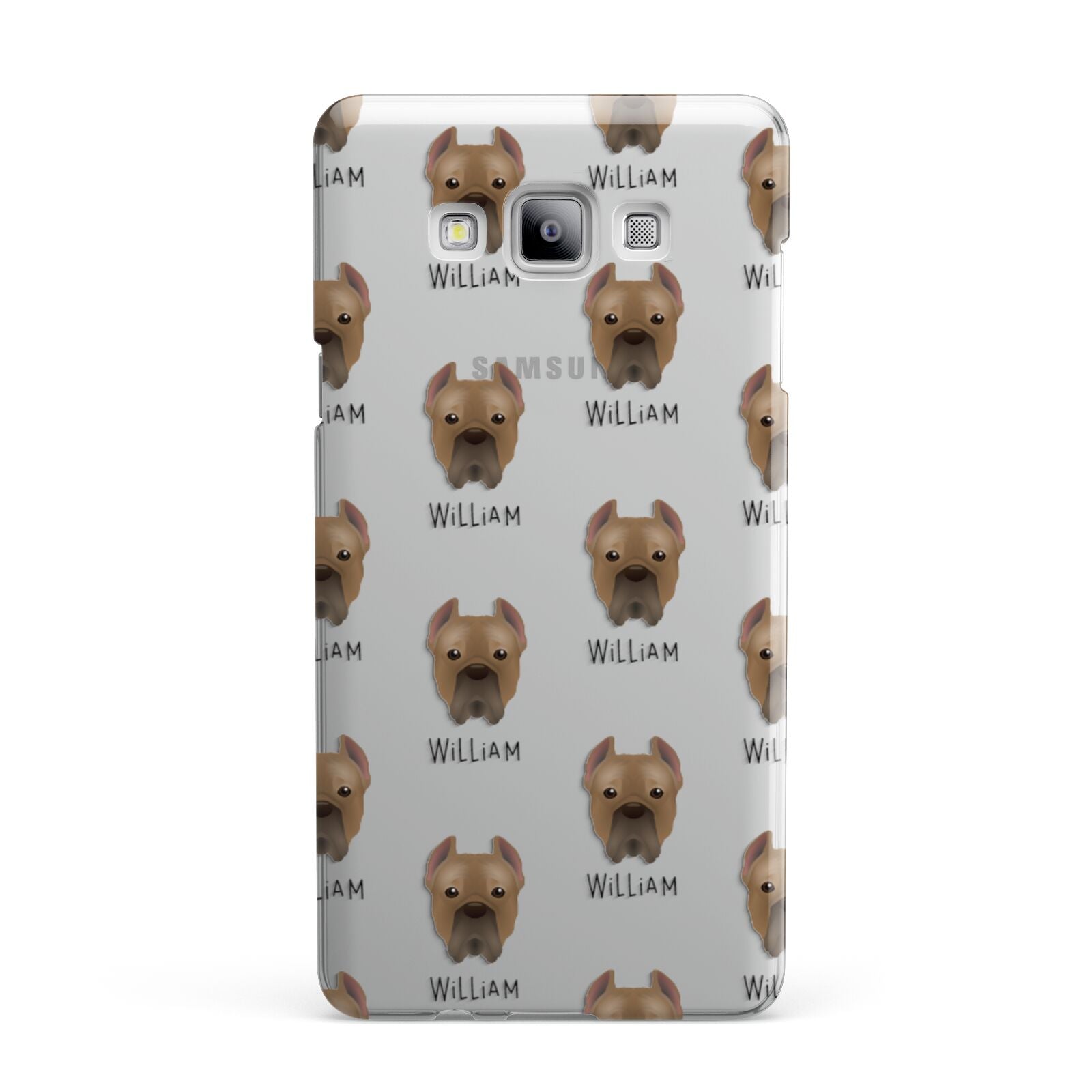 Cane Corso Italiano Icon with Name Samsung Galaxy A7 2015 Case