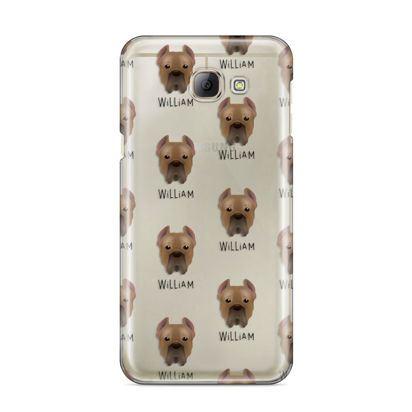 Cane Corso Italiano Icon with Name Samsung Galaxy A8 2016 Case