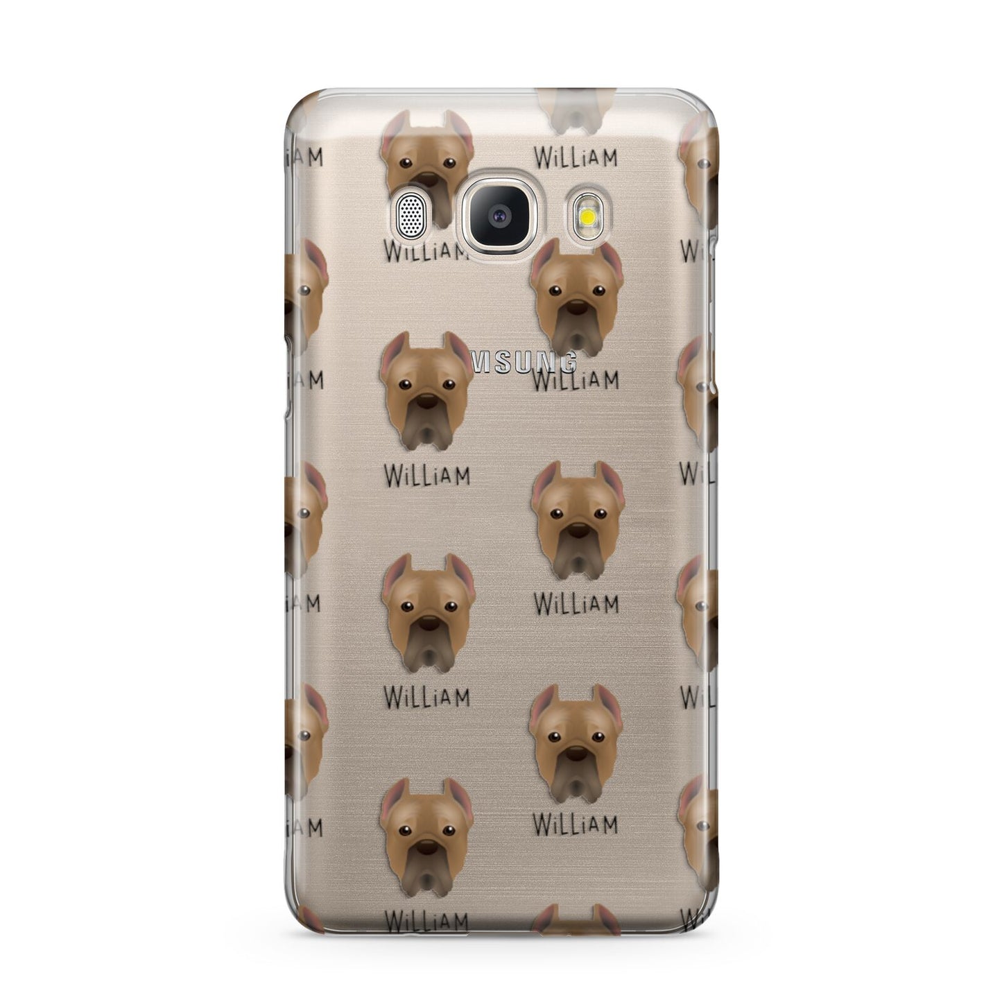 Cane Corso Italiano Icon with Name Samsung Galaxy J5 2016 Case