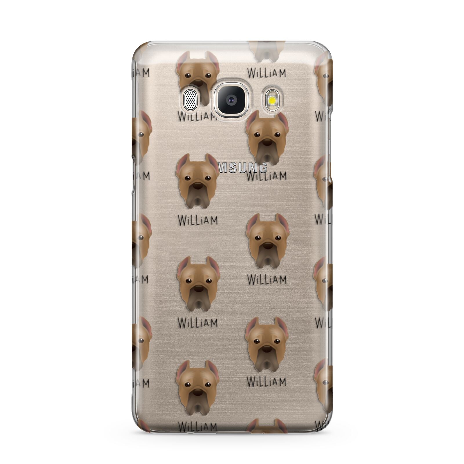 Cane Corso Italiano Icon with Name Samsung Galaxy J5 2016 Case