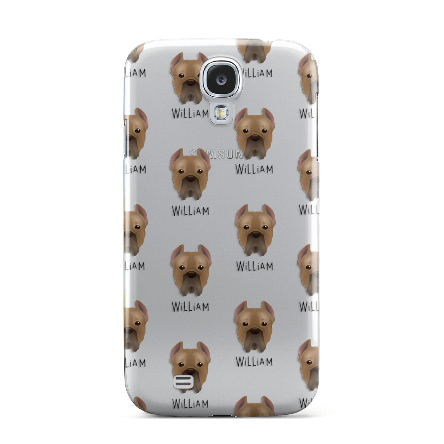 Cane Corso Italiano Icon with Name Samsung Galaxy S4 Case