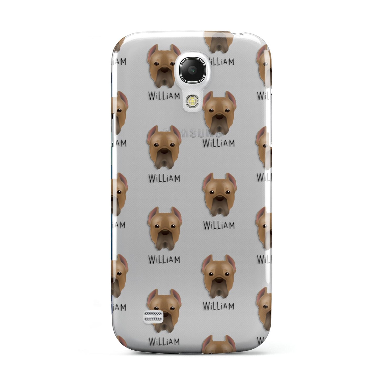 Cane Corso Italiano Icon with Name Samsung Galaxy S4 Mini Case