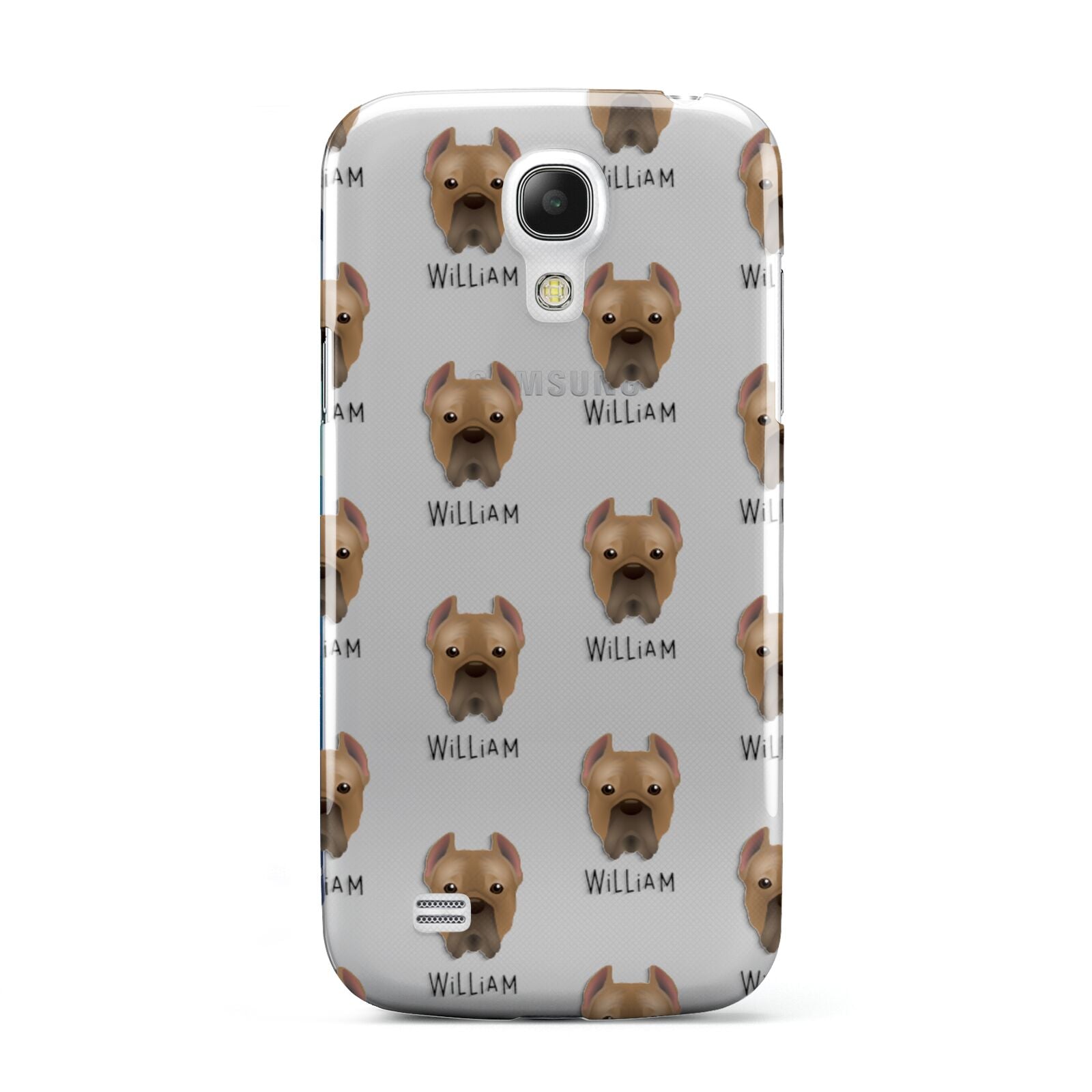 Cane Corso Italiano Icon with Name Samsung Galaxy S4 Mini Case