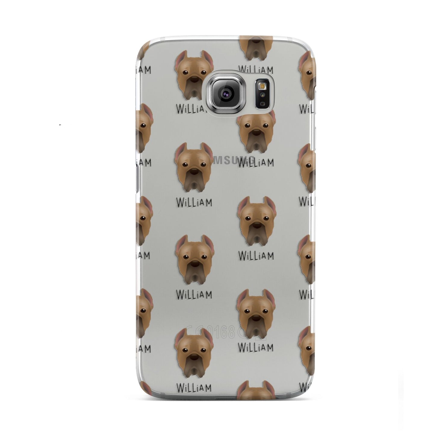 Cane Corso Italiano Icon with Name Samsung Galaxy S6 Case