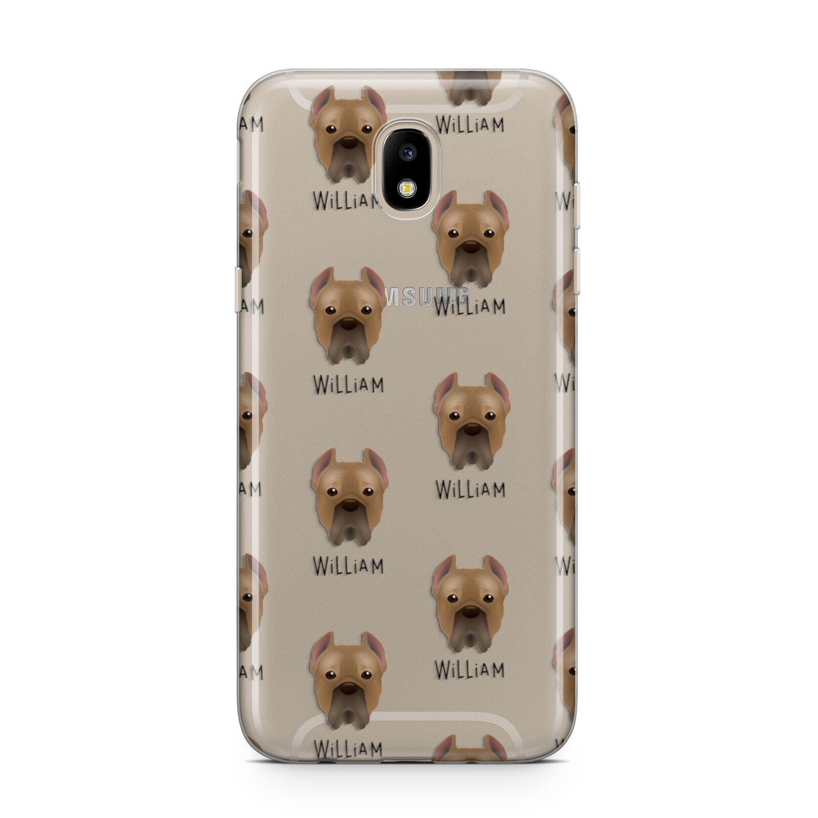 Cane Corso Italiano Icon with Name Samsung J5 2017 Case