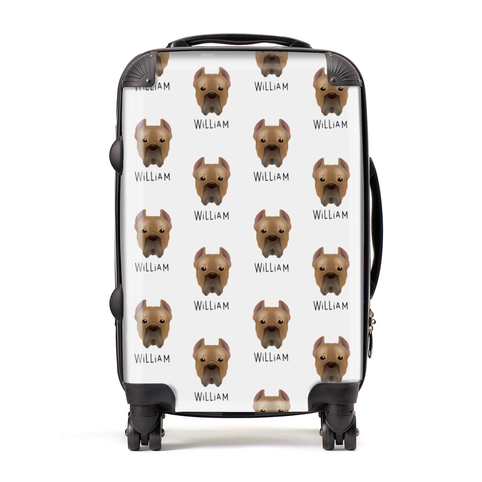 Cane Corso Italiano Icon with Name Suitcase