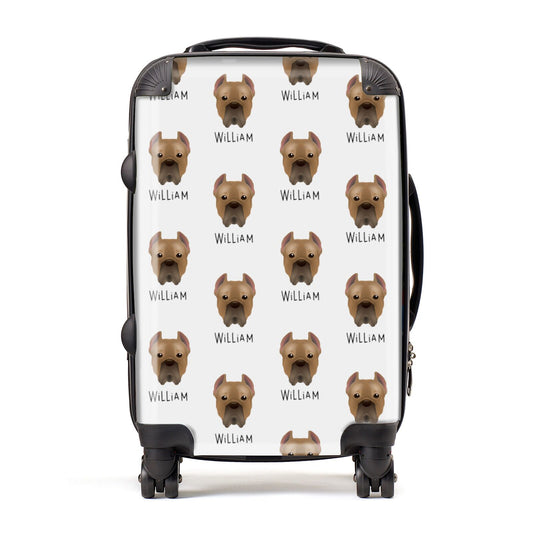Cane Corso Italiano Icon with Name Suitcase