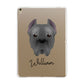 Cane Corso Italiano Personalised Apple iPad Gold Case