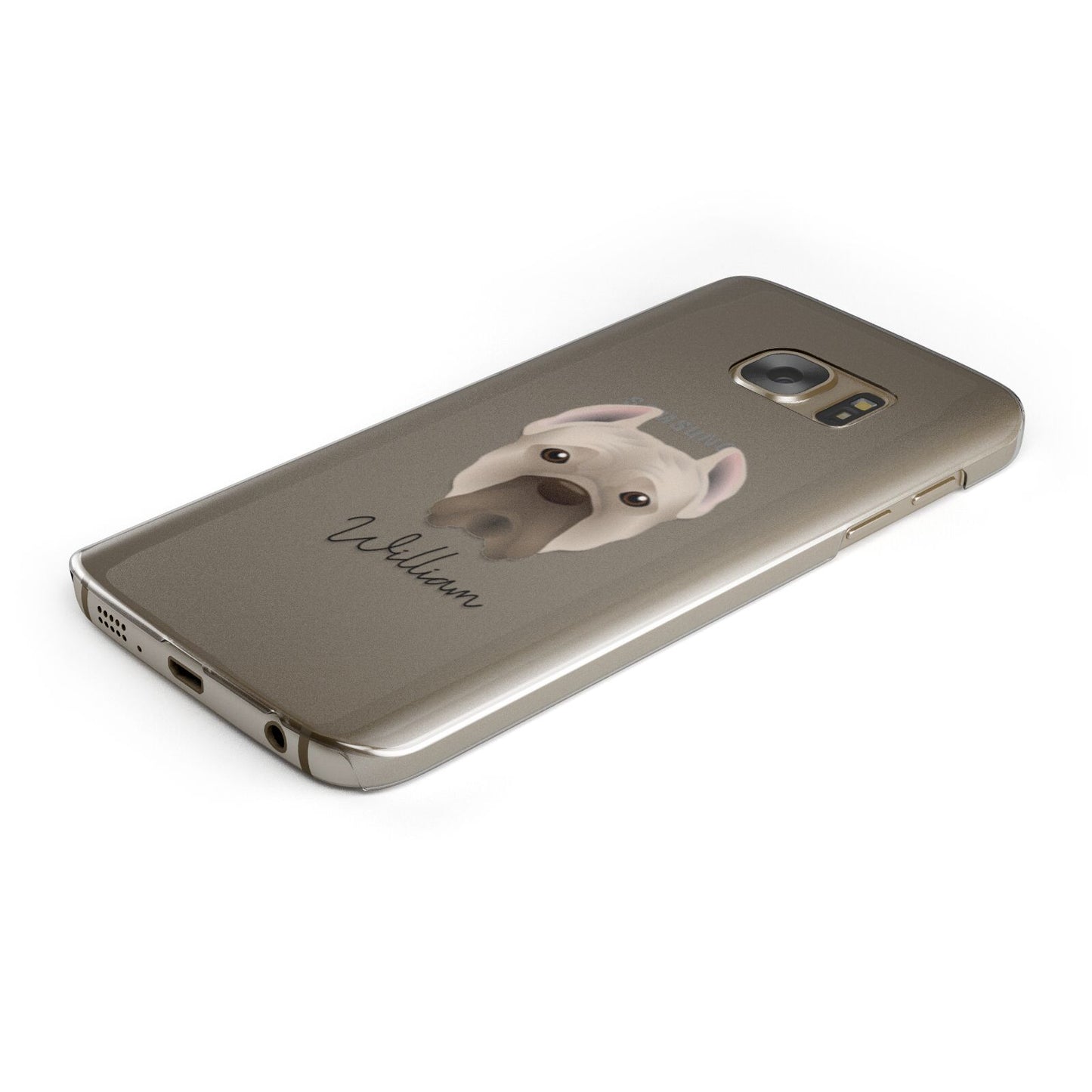 Cane Corso Italiano Personalised Samsung Galaxy Case Bottom Cutout