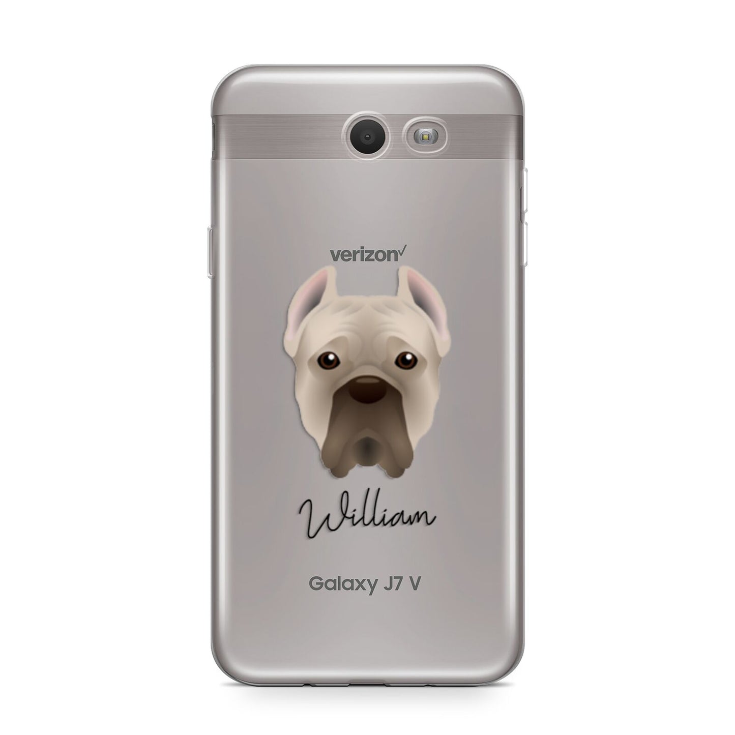 Cane Corso Italiano Personalised Samsung Galaxy J7 2017 Case