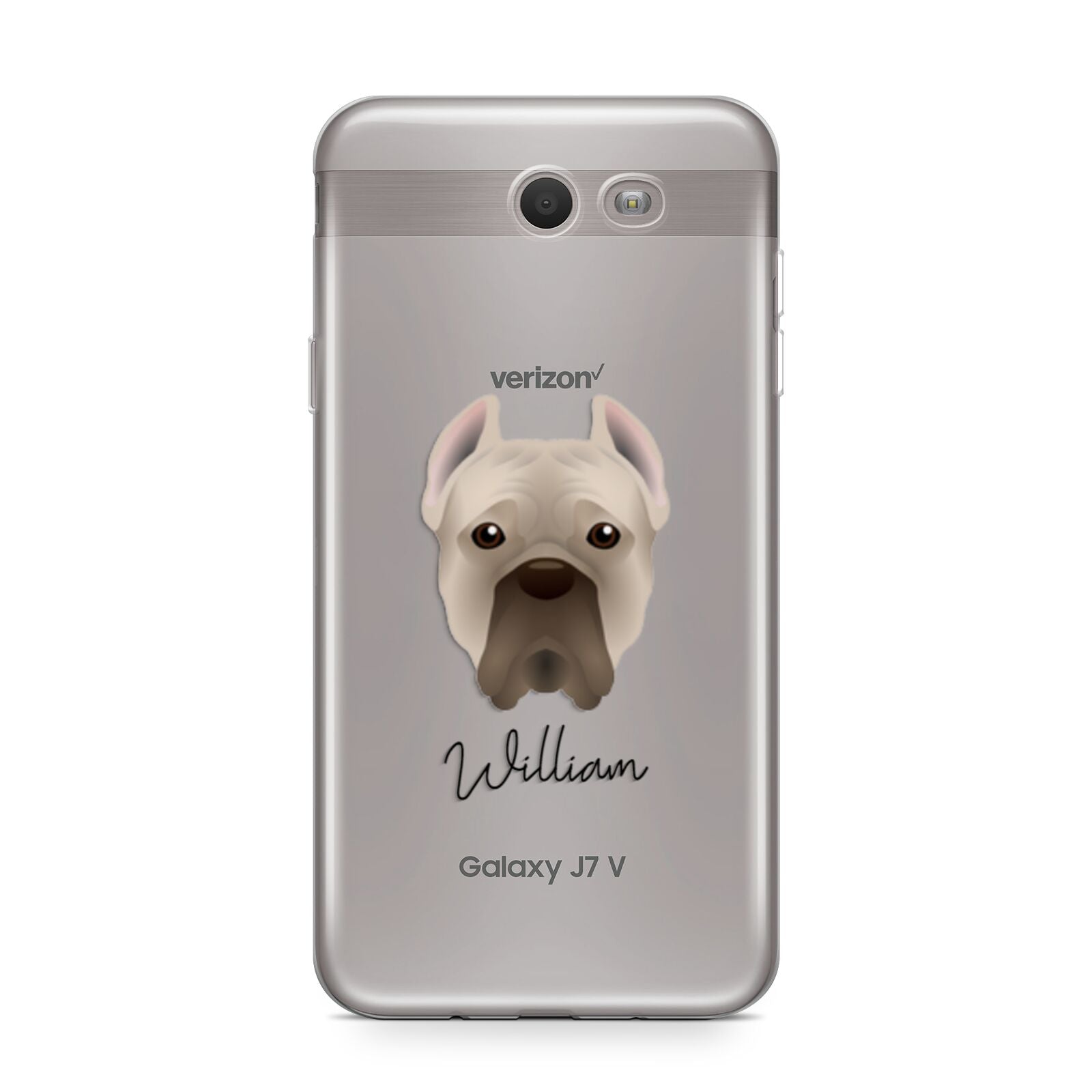 Cane Corso Italiano Personalised Samsung Galaxy J7 2017 Case