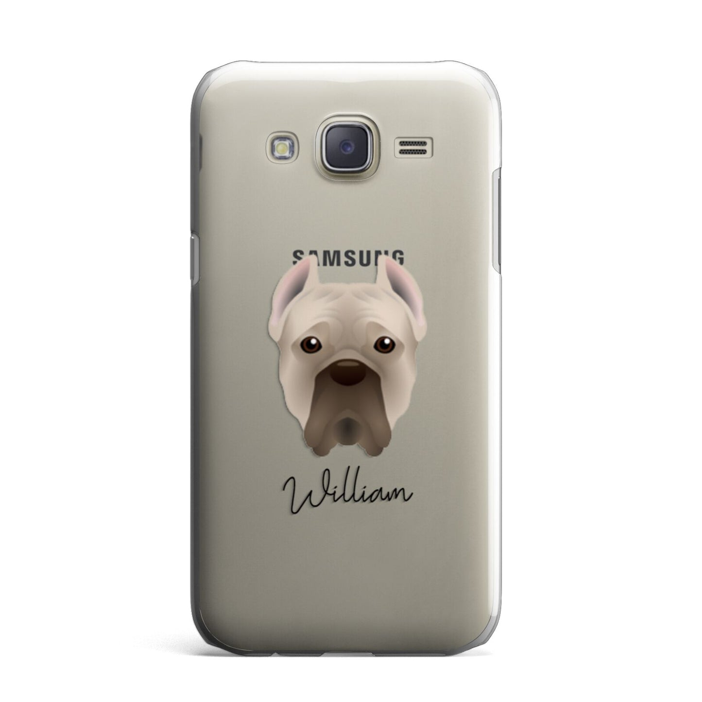 Cane Corso Italiano Personalised Samsung Galaxy J7 Case