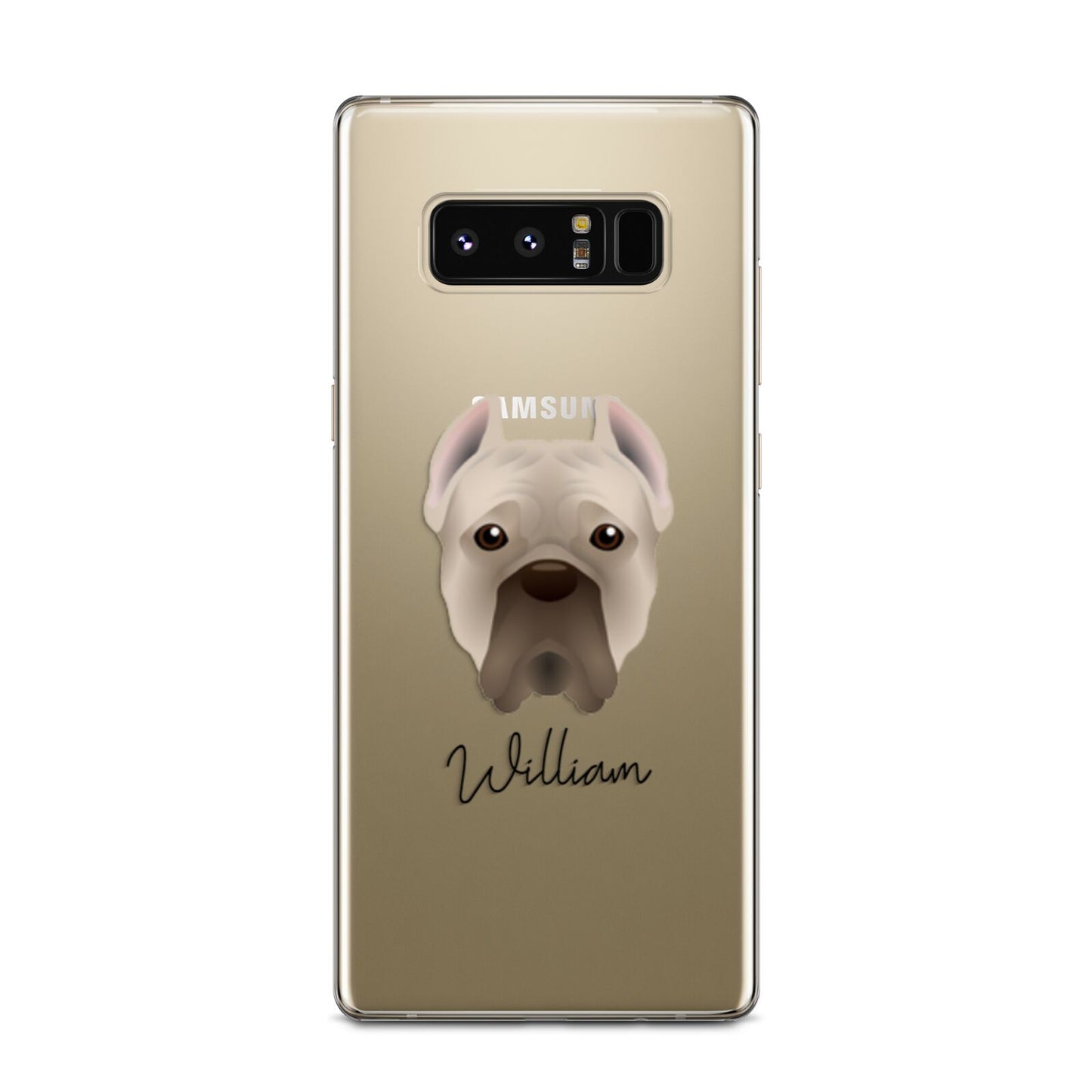 Cane Corso Italiano Personalised Samsung Galaxy Note 8 Case