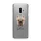Cane Corso Italiano Personalised Samsung Galaxy S9 Plus Case on Silver phone