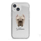 Cane Corso Italiano Personalised iPhone 13 Mini TPU Impact Case with White Edges