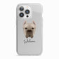 Cane Corso Italiano Personalised iPhone 13 Pro TPU Impact Case with White Edges