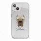 Cane Corso Italiano Personalised iPhone 13 TPU Impact Case with White Edges