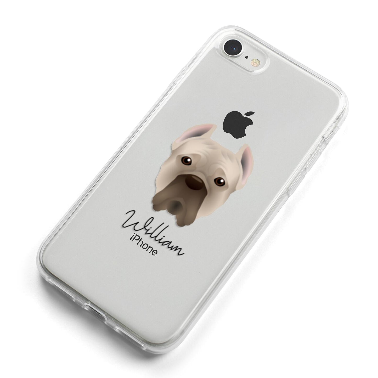 Cane Corso Italiano Personalised iPhone 8 Bumper Case on Silver iPhone Alternative Image