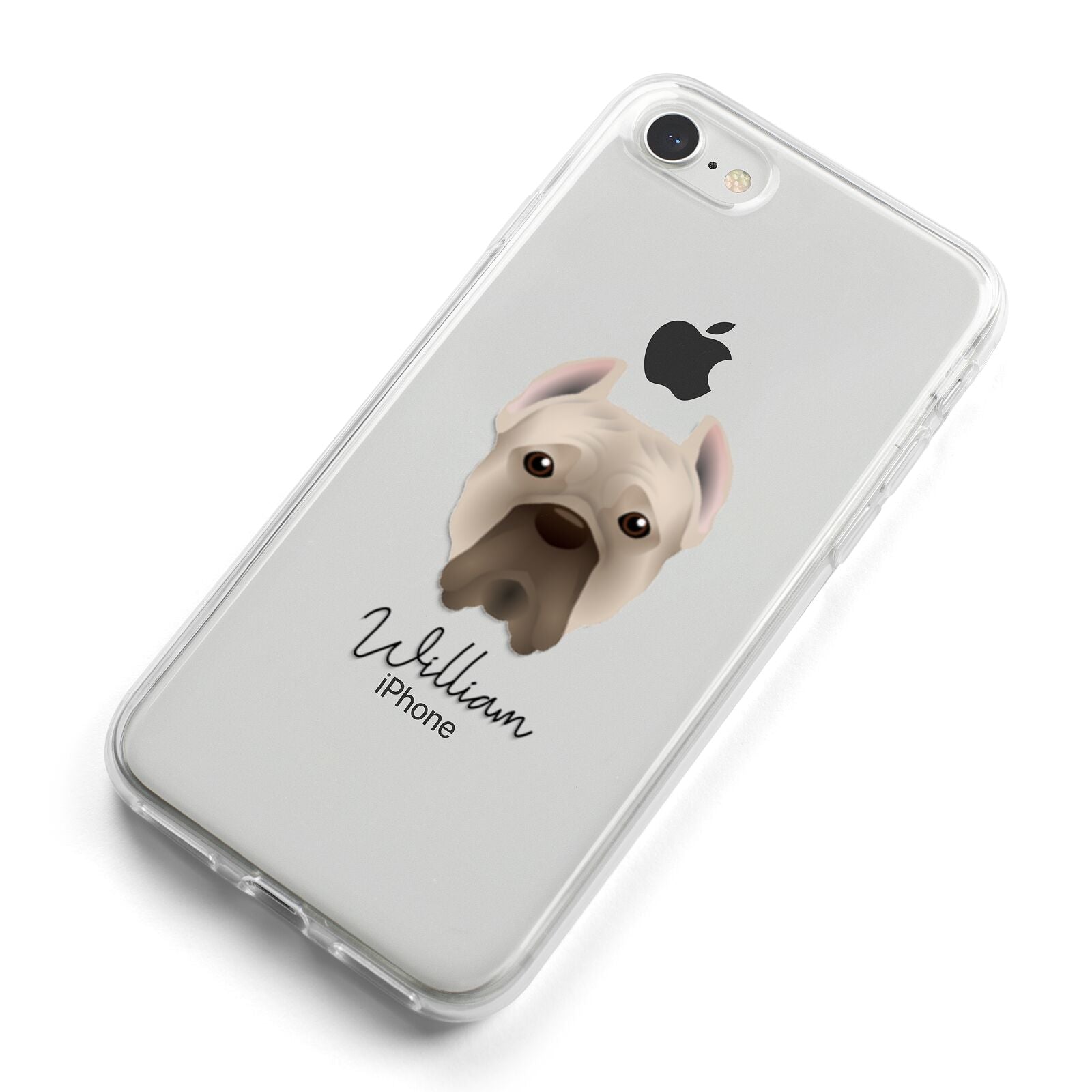 Cane Corso Italiano Personalised iPhone 8 Bumper Case on Silver iPhone Alternative Image