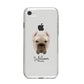 Cane Corso Italiano Personalised iPhone 8 Bumper Case on Silver iPhone