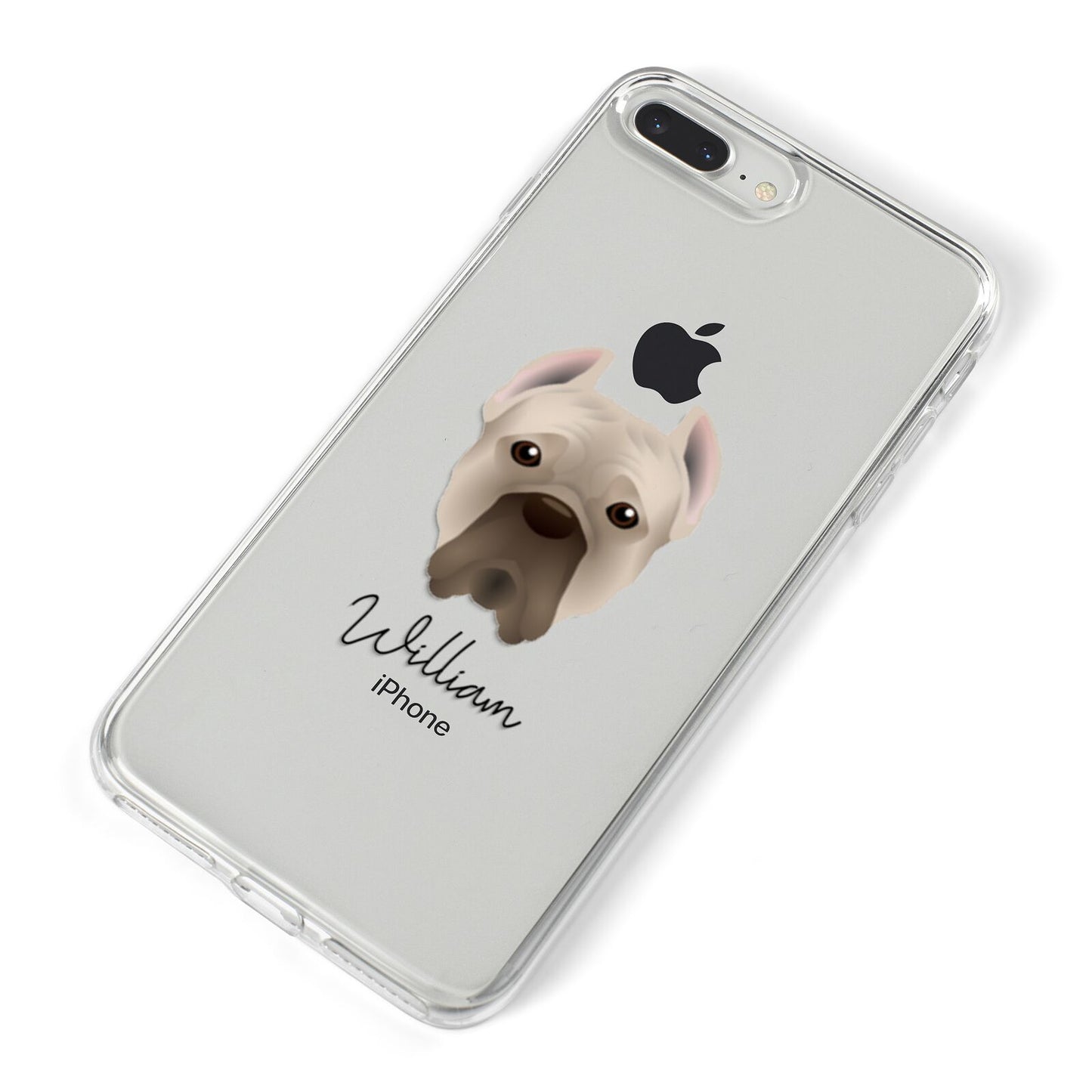 Cane Corso Italiano Personalised iPhone 8 Plus Bumper Case on Silver iPhone Alternative Image