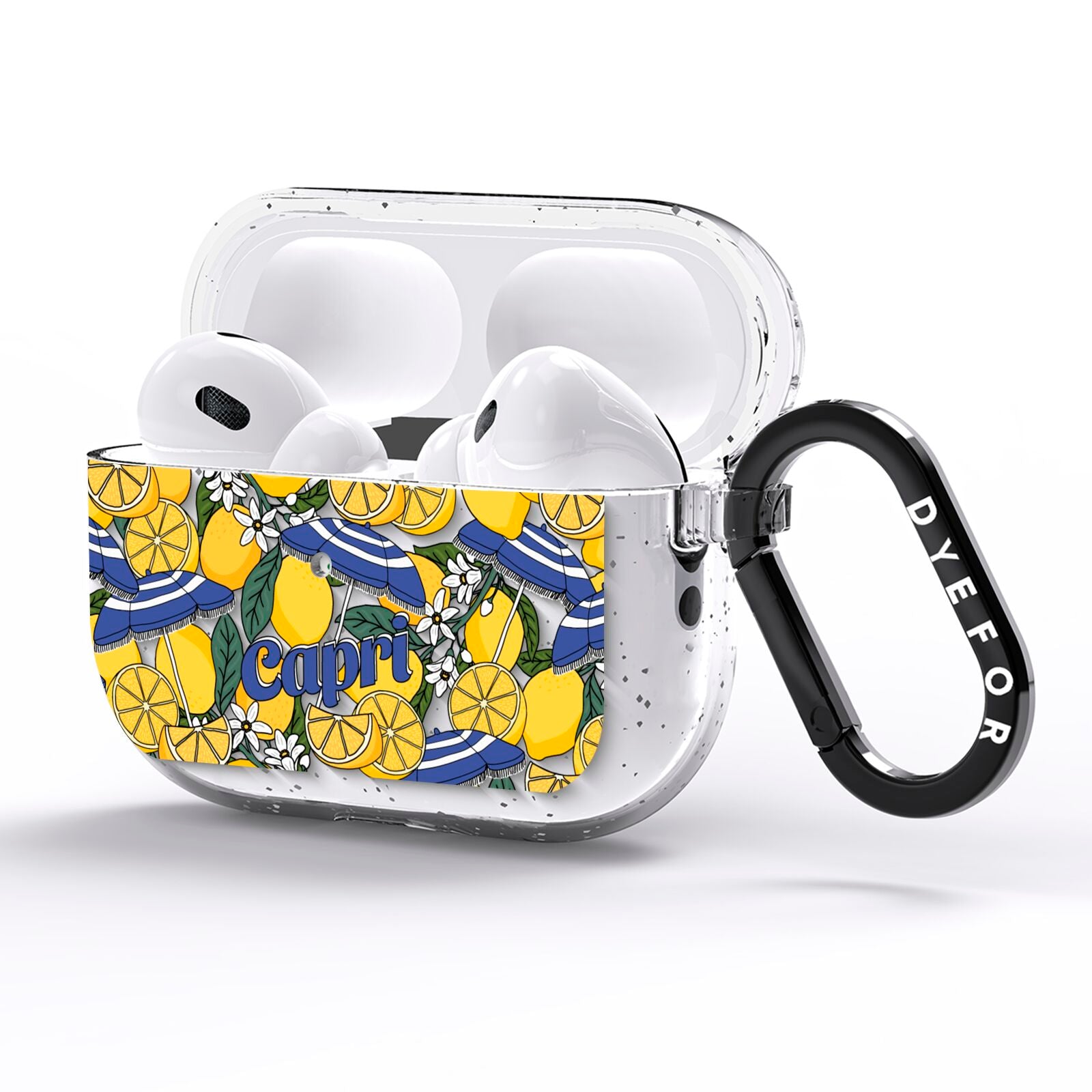 Capri AirPods Pro Glitter Case Side Image