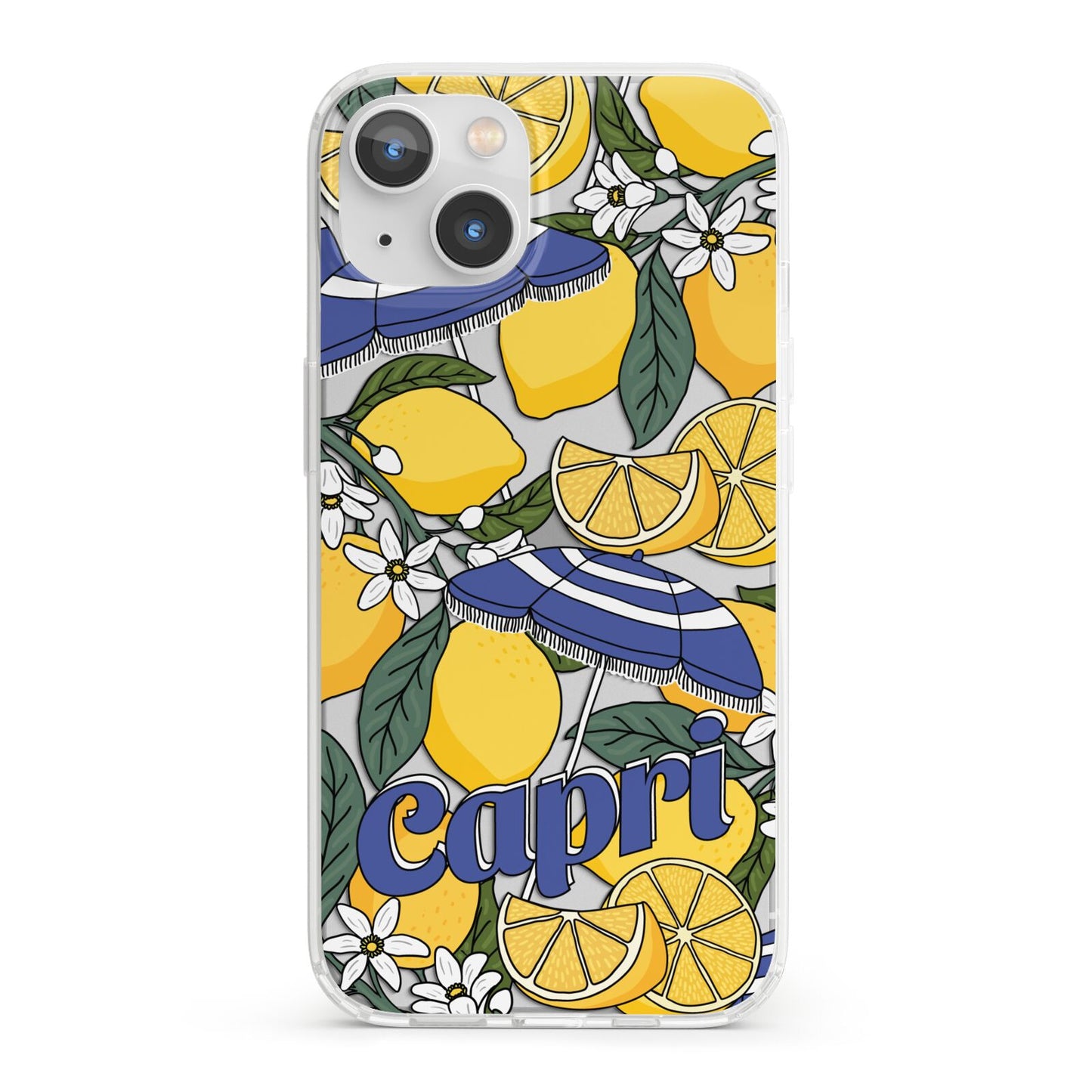 Capri iPhone 13 Clear Bumper Case