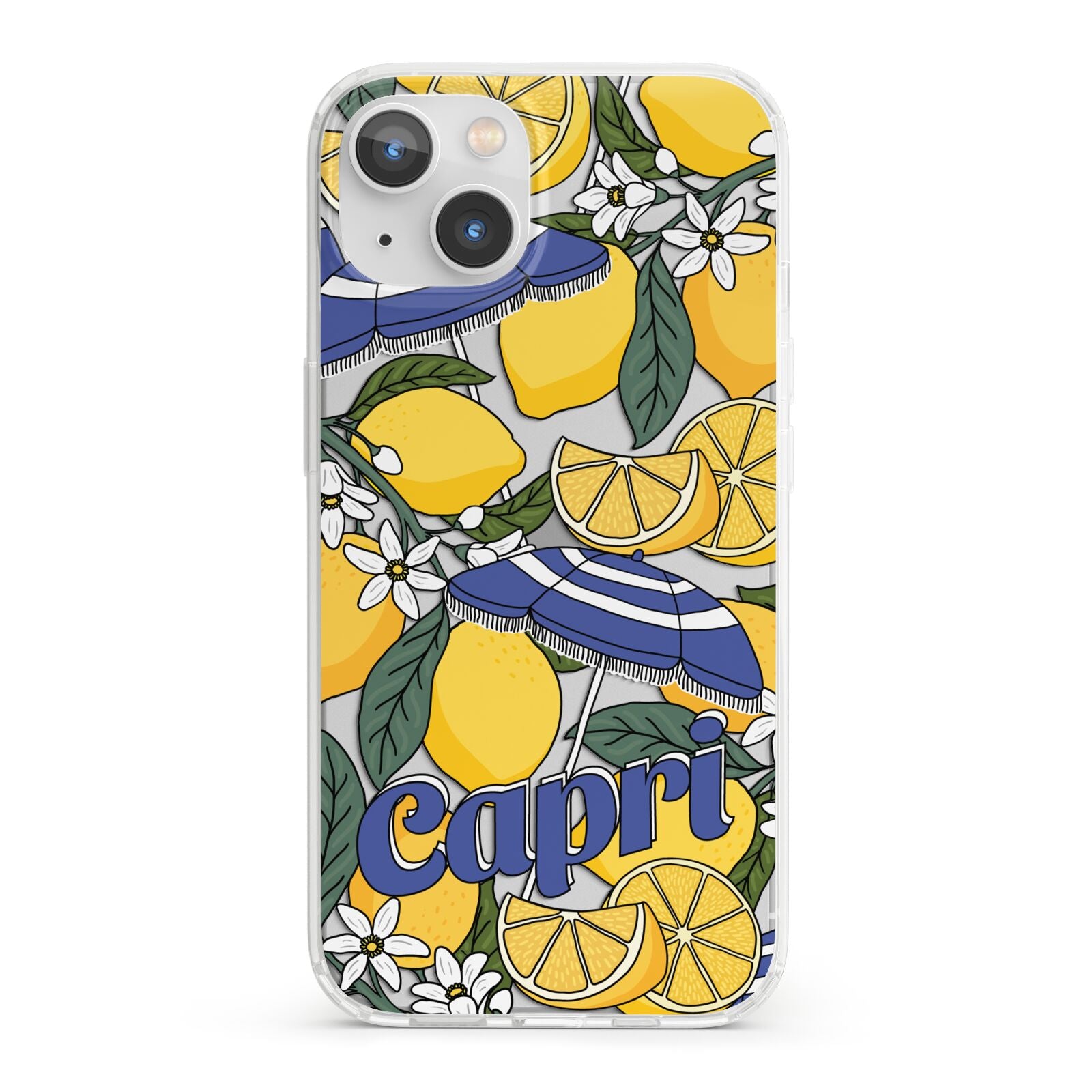 Capri iPhone 13 Clear Bumper Case