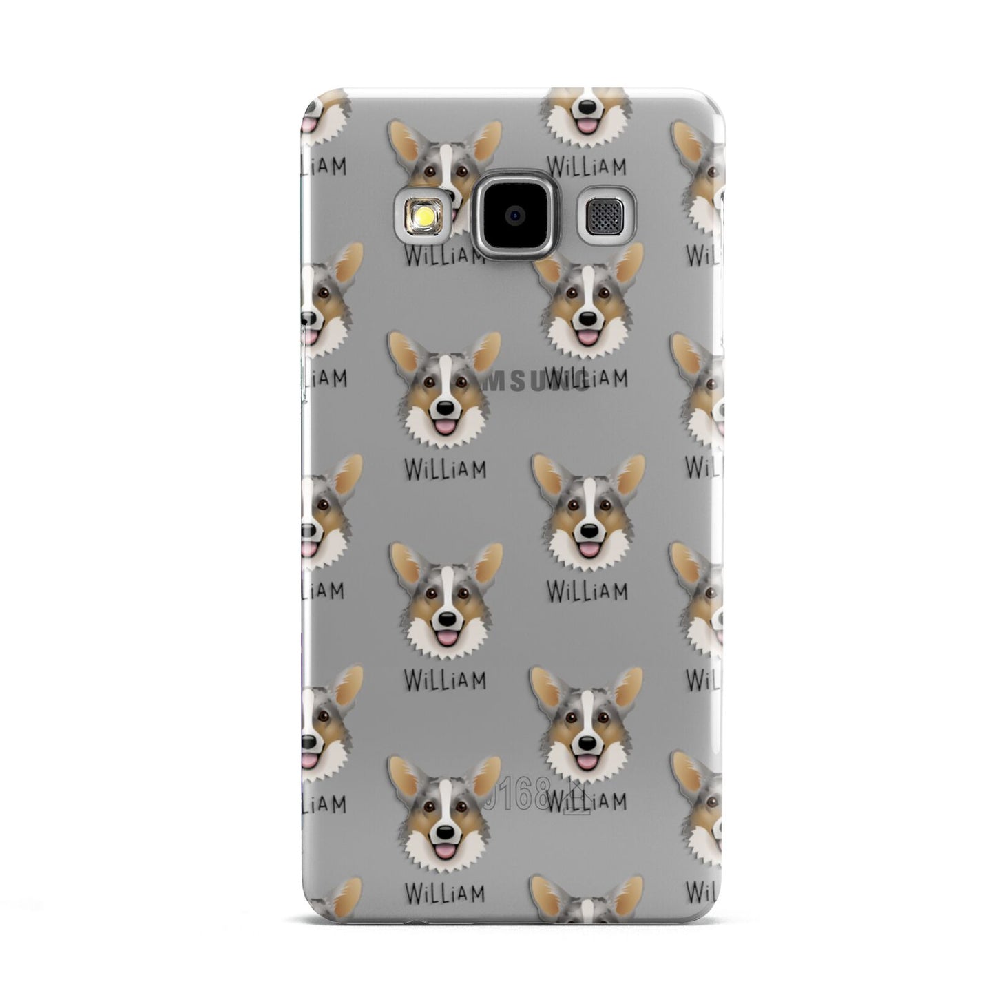 Cardigan Welsh Corgi Icon with Name Samsung Galaxy A5 Case