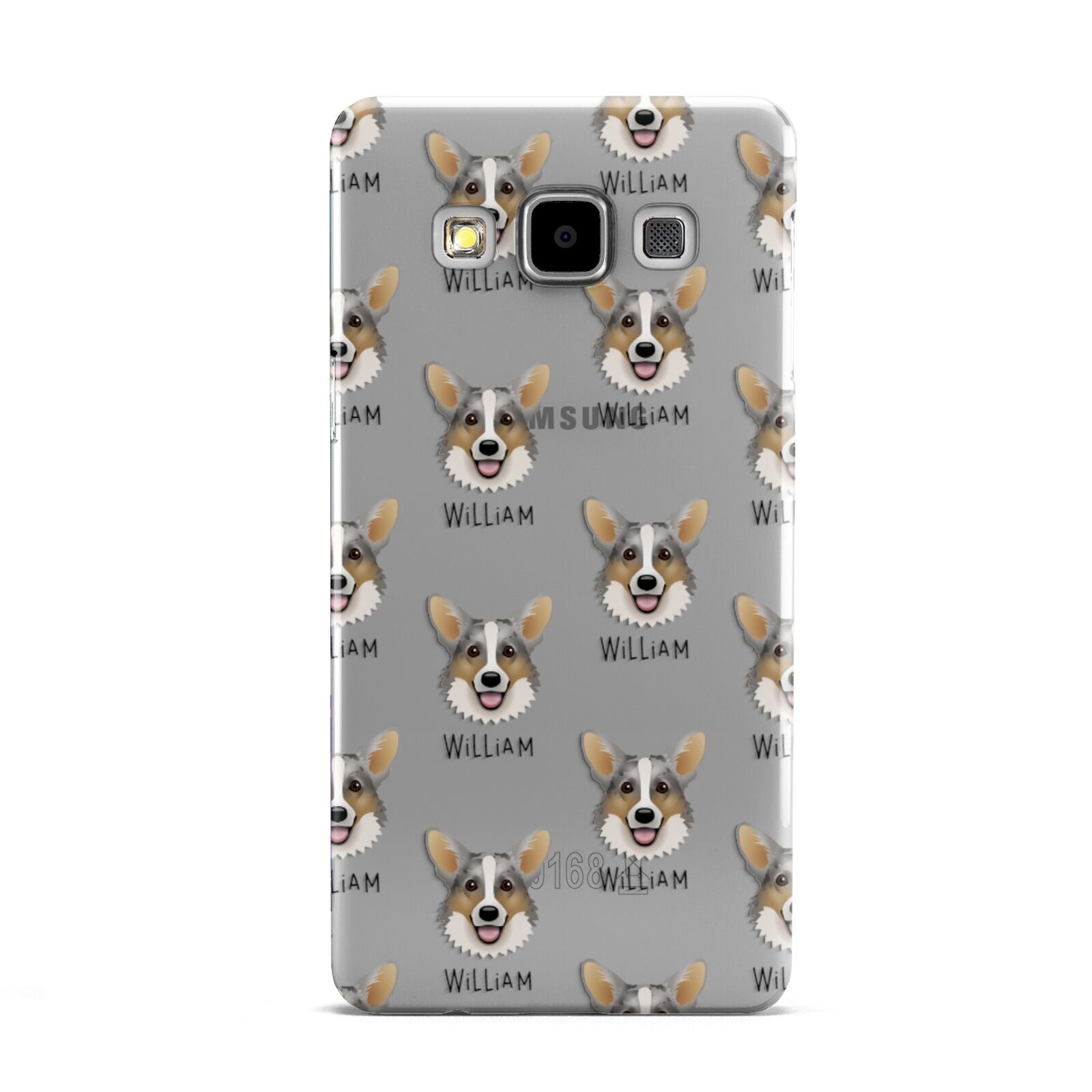 Cardigan Welsh Corgi Icon with Name Samsung Galaxy A5 Case