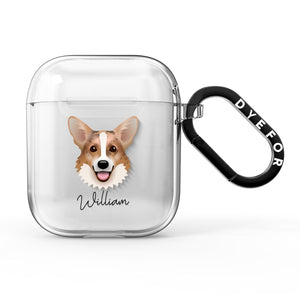 Cardigan Welsh Corgi Personalised AirPods Case