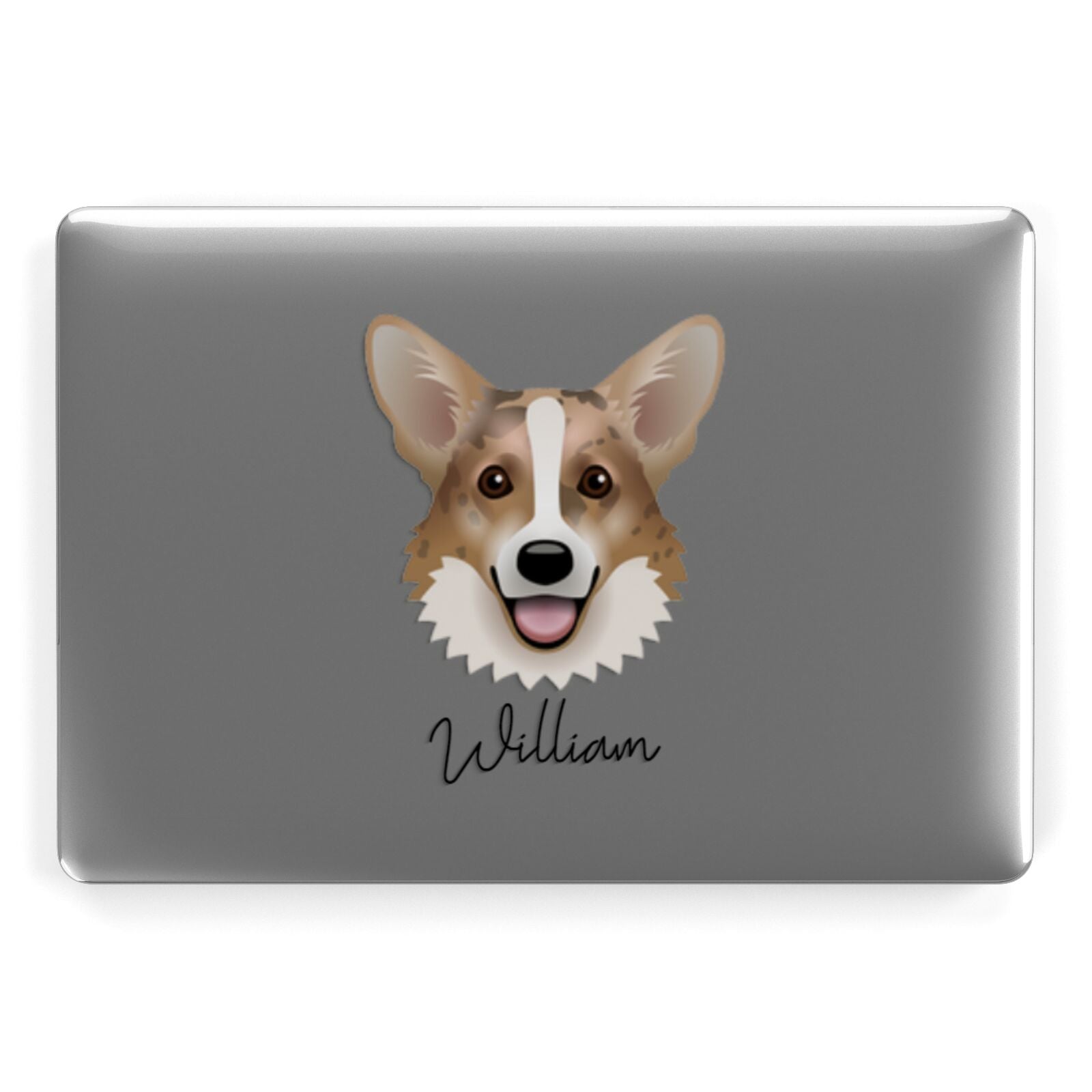 Cardigan Welsh Corgi Personalised Apple MacBook Case
